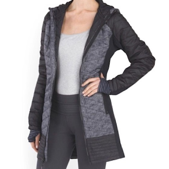 Mondetta Jackets & Blazers - Mondetta Quilted Panel Hi Lo Jacket Large